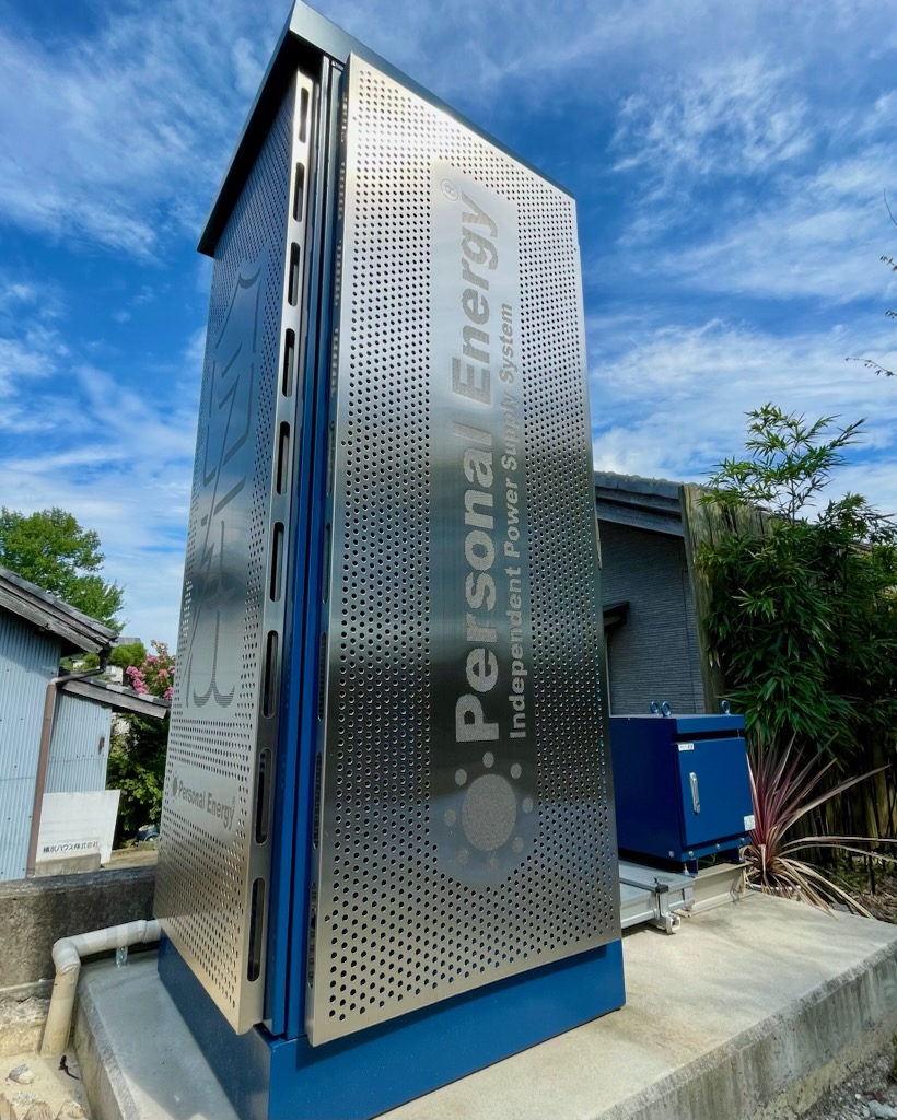 独立電源『Personal Energy』屋外筐体の導入事例（愛知・株式会社Re）