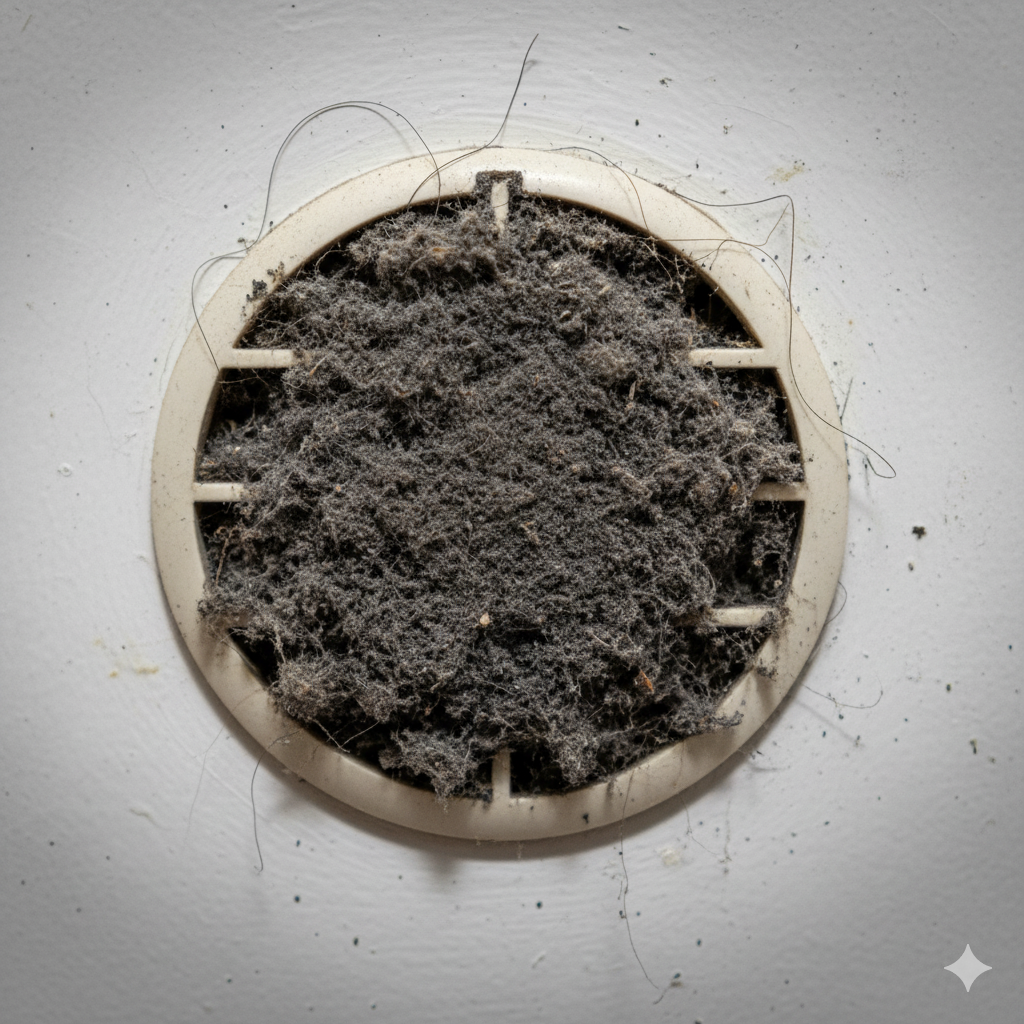 目詰まりした換気フィルター